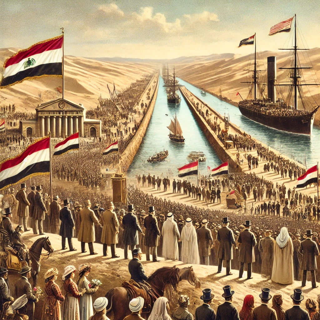 The Historic Opening Of The Suez Canal Transforming Global Trade And 
