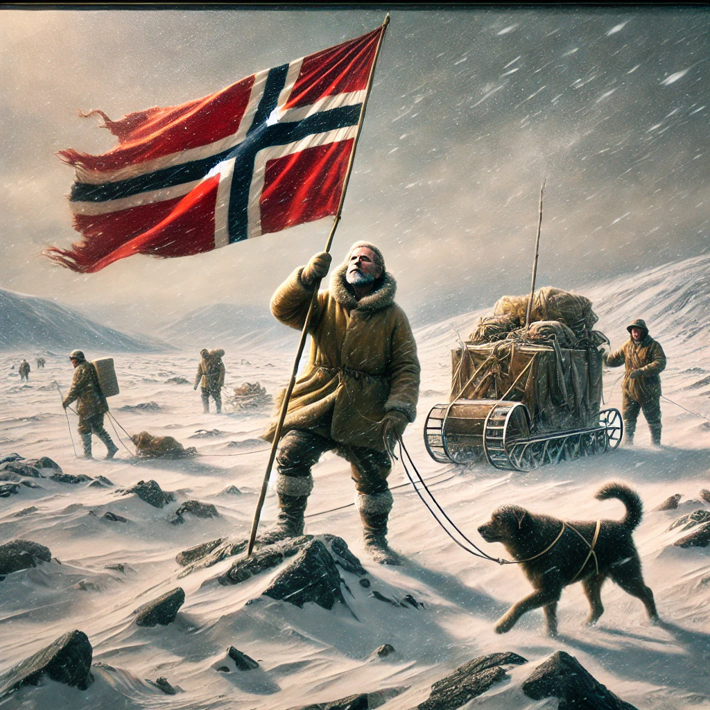 Roald Amundsen Reaches the South Pole: A Triumph of Exploration