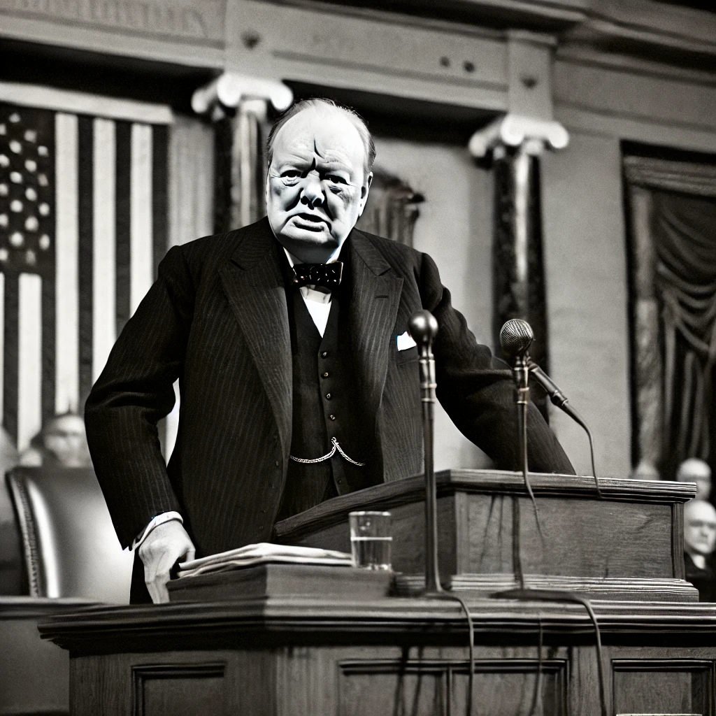 Winston Churchill Addresses the U.S. Congress: A Call to Arms for Democracy