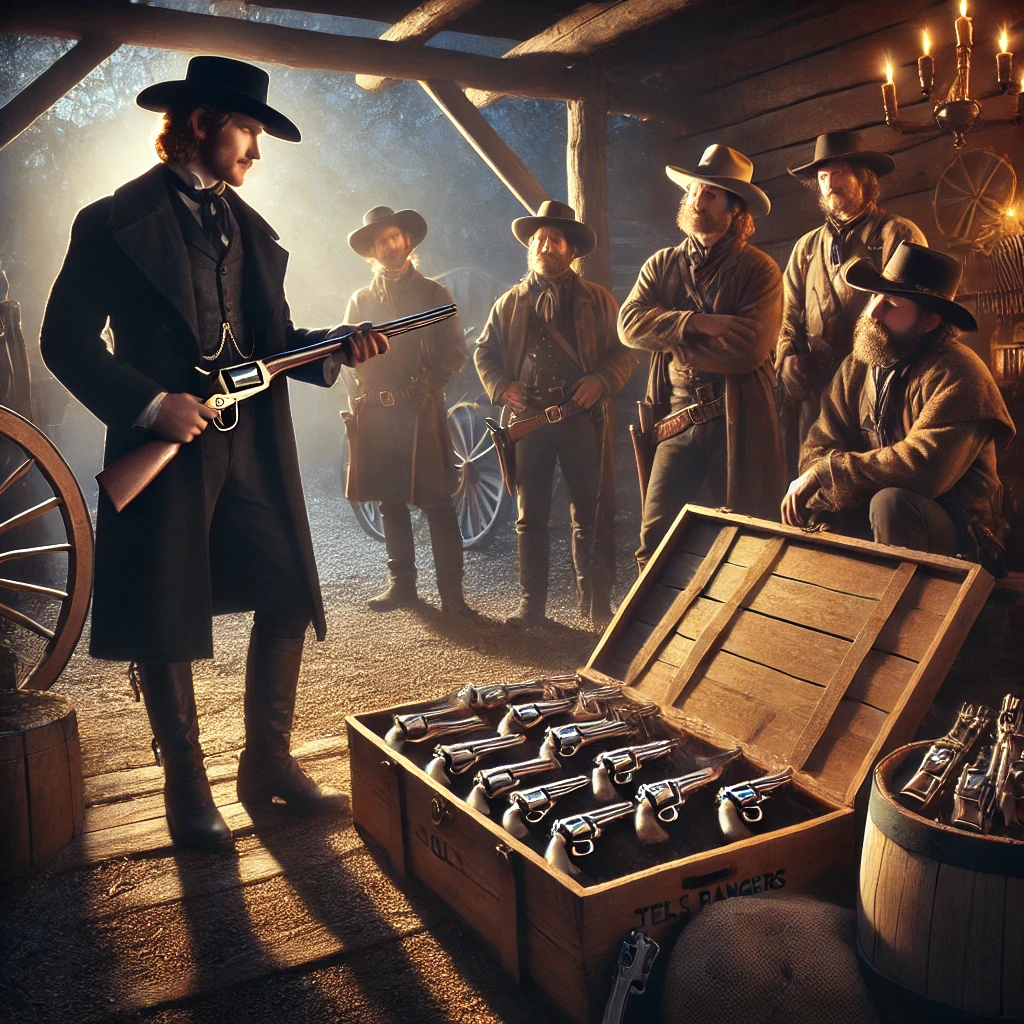 Samuel Colt’s First Sale to the Texas Rangers: A Turning Point in Firearm History