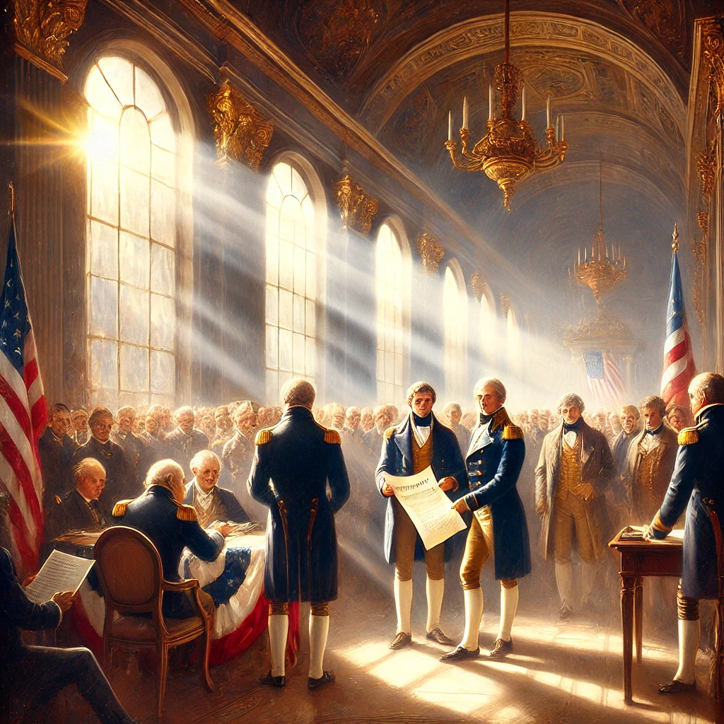 The United States Ratifies the Treaty of Paris: A New Nation Emerges