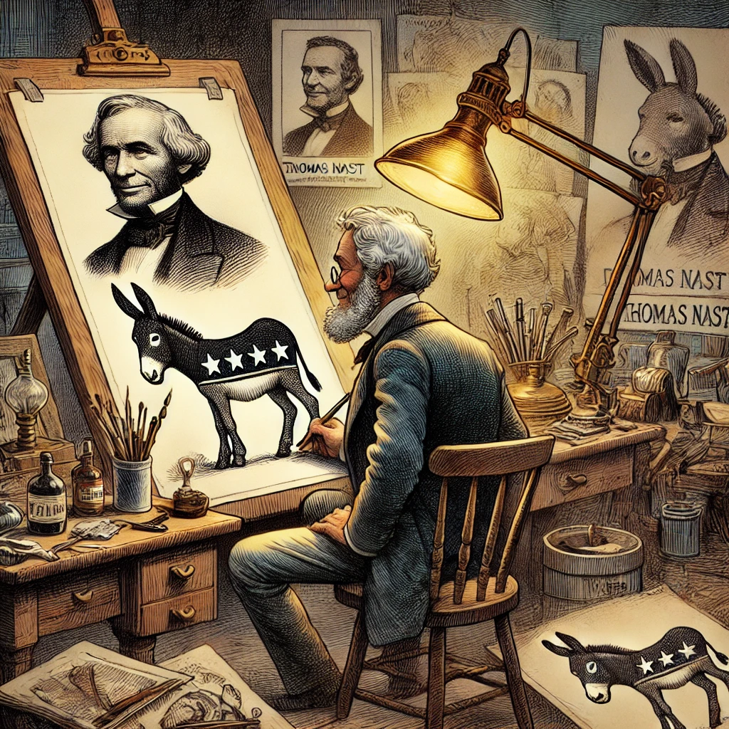 The Birth of a Political Icon: Thomas Nast and the Democratic Donkey