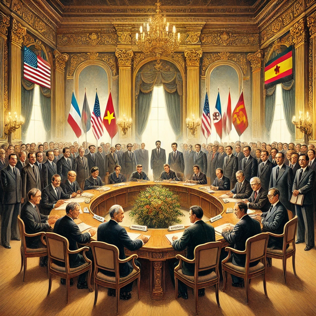 The Paris Peace Accords are Signed, Ending the Vietnam War