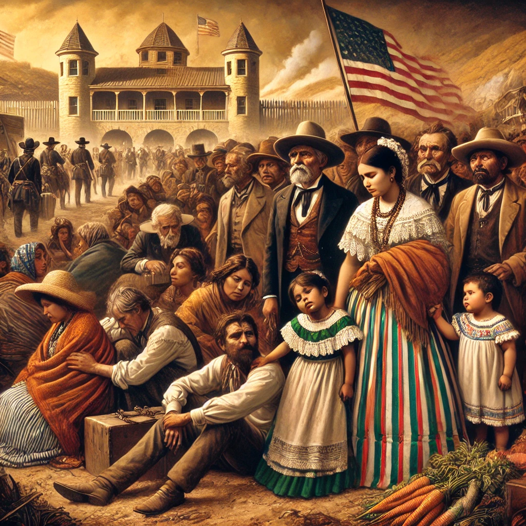 The Treaty of Guadalupe Hidalgo is Signed, Ending the Mexican-American War