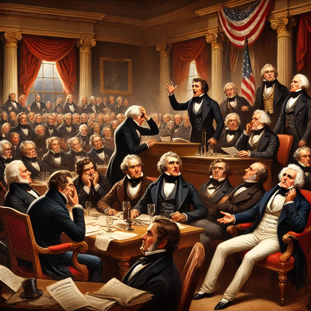 The U.S. House of Representatives Elects John Quincy Adams as President