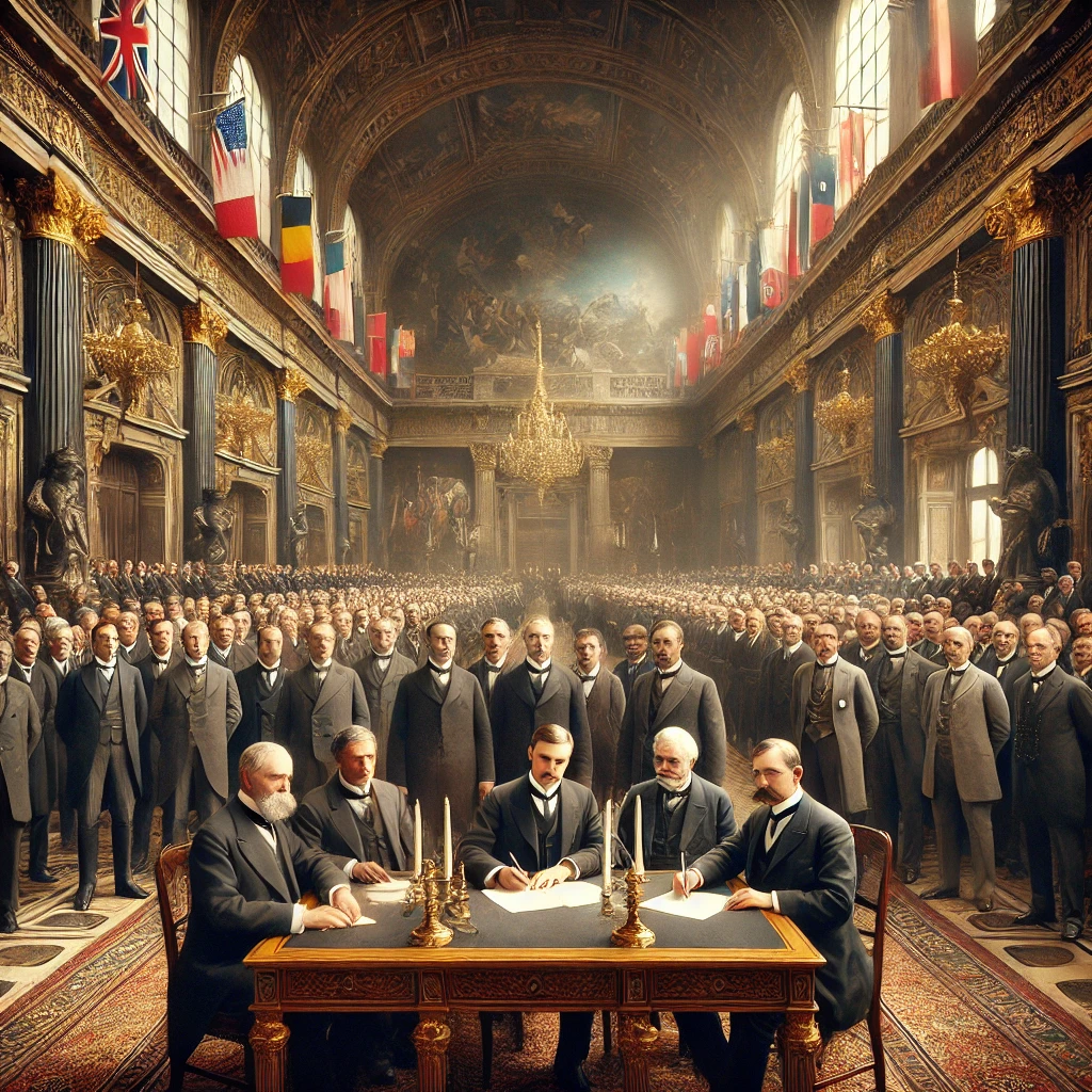 signing treaty of versailles