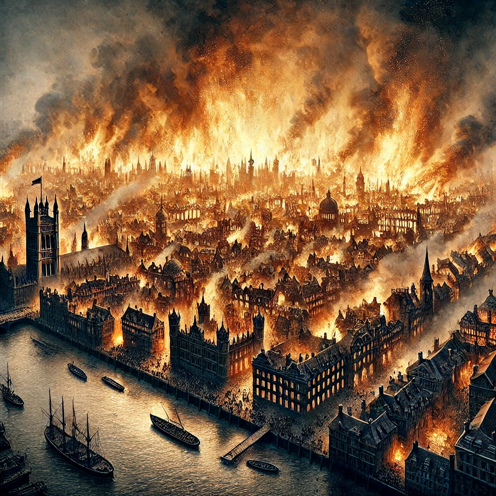 Great Fire of London Begins