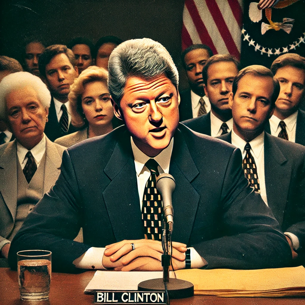 President Clinton Testifies Before Grand Jury