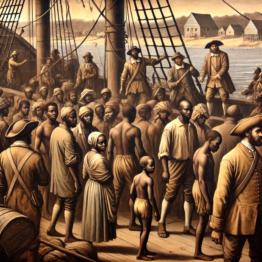 First Enslaved Africans Arrive in Jamestown, Setting the Stage for Slavery in North America