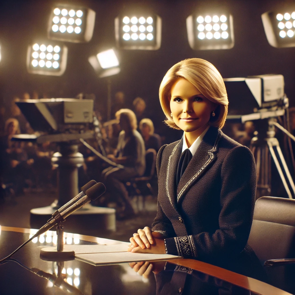 Katie Couric Makes Historic Network Anchor Debut
