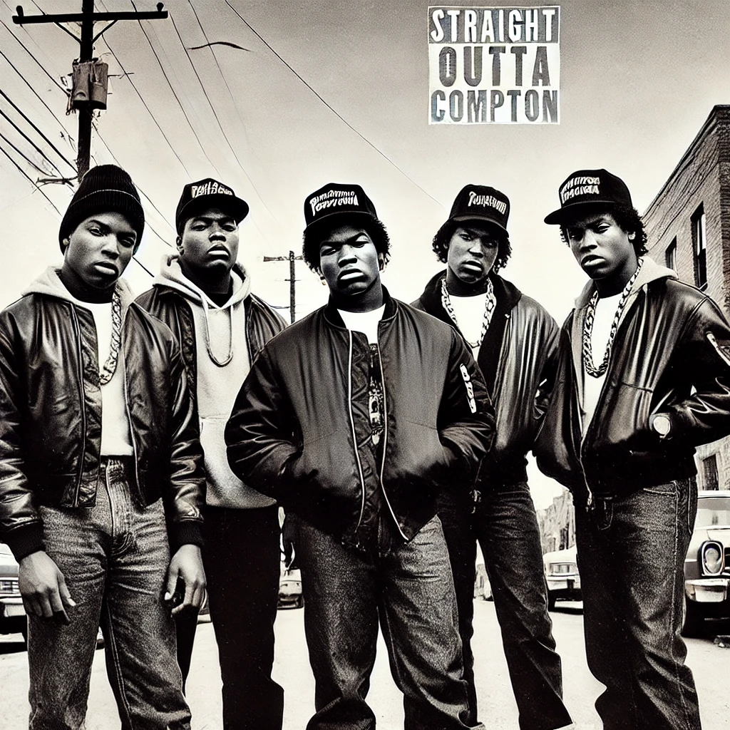 1988 Gangsta Rap Hits the Mainstream with N.W.A’s “Straight Outta Compton”
