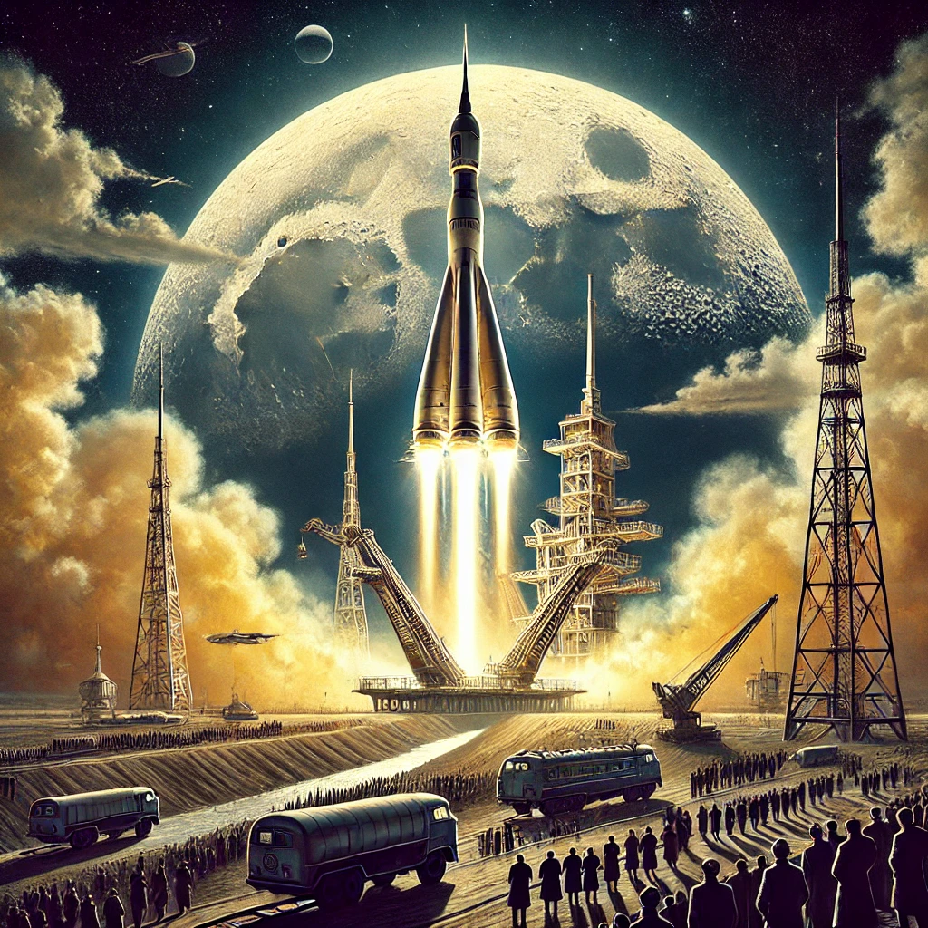 The Launch of Luna 2: Humanity's First Moon Impact