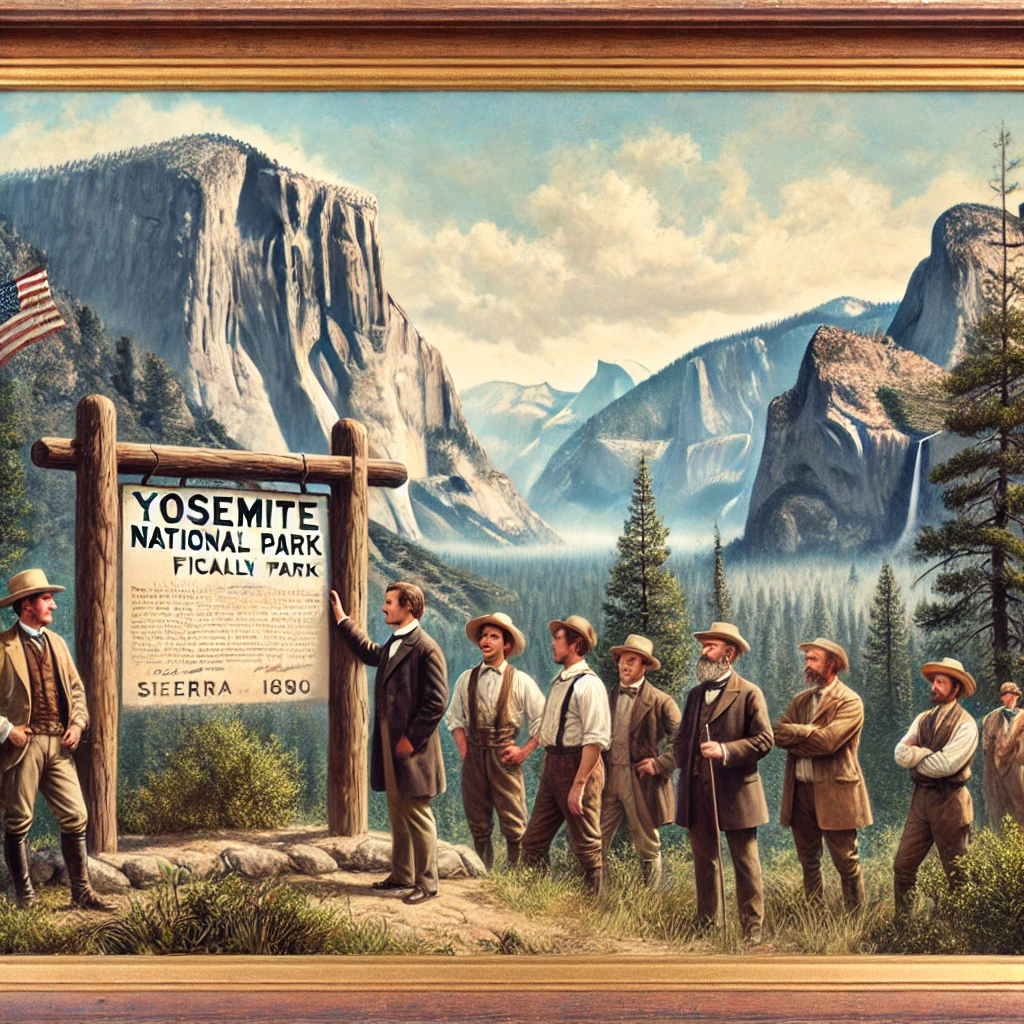 Yosemite National Park established