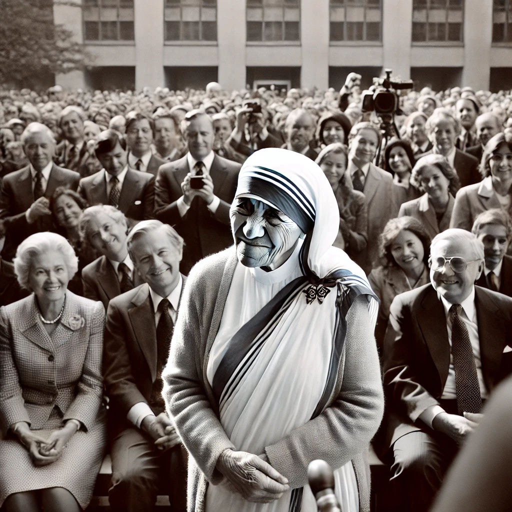 A Beacon of Compassion: Mother Teresa Awarded the Nobel Prize