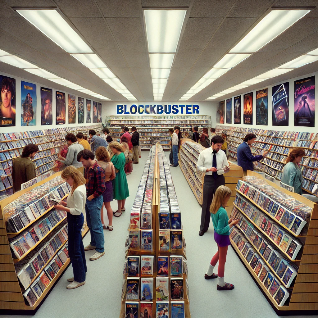 The Birth of a Video Rental Giant: The First Blockbuster Store Opens